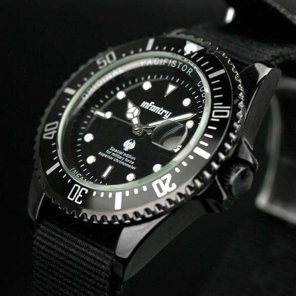 INFANTRY MILITARY CO. Pacifistor 44mm Watch Brand new BOXED, FULLY LOADED!