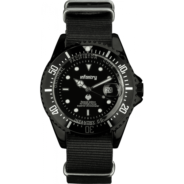 INFANTRY MILITARY CO. Pacifistor 44mm Watch Brand new BOXED, FULLY LOADED!