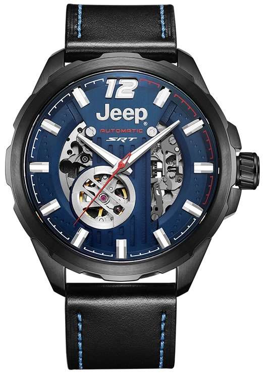 Retail: R9,900.00 JEEP Men's 45mm SRT Automatic Watch THICK HEAVY Watch NEW!!