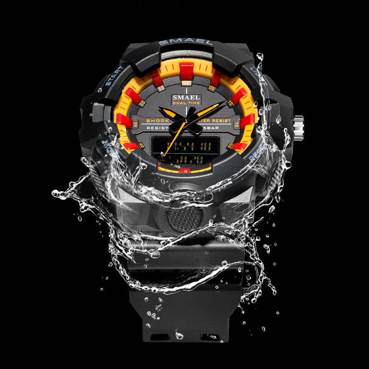 SMAEL Shock Proof Bullseye Watch 5ATM WATER RESISTANT **BRAND NEW**
