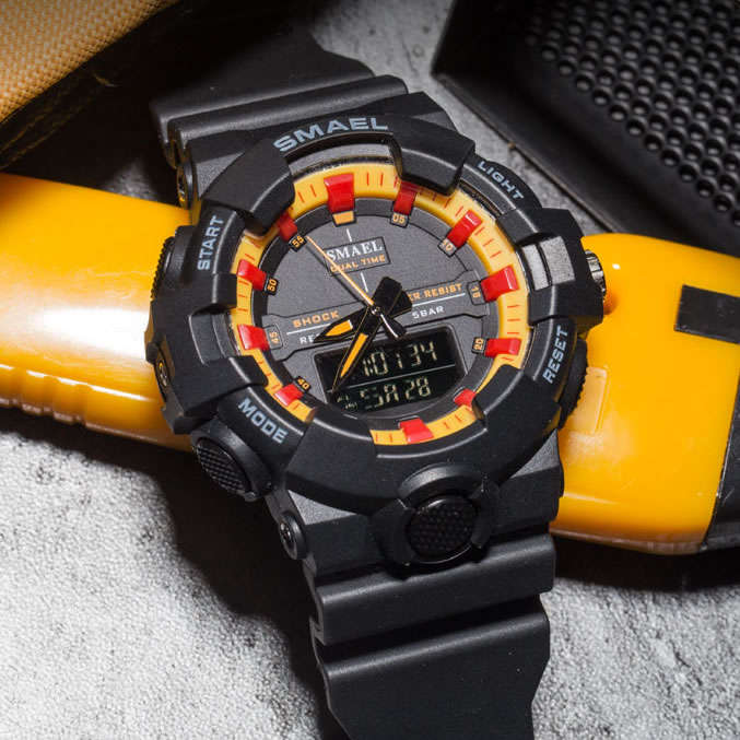 SMAEL Shock Proof Bullseye Watch 5ATM WATER RESISTANT **BRAND NEW**