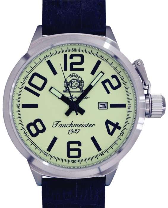 TAUCHMEISTER GERMAN WORLD WAR II U-BOOT BIG CHUNKY FACE WATCH *HOT* BRAND NEW
