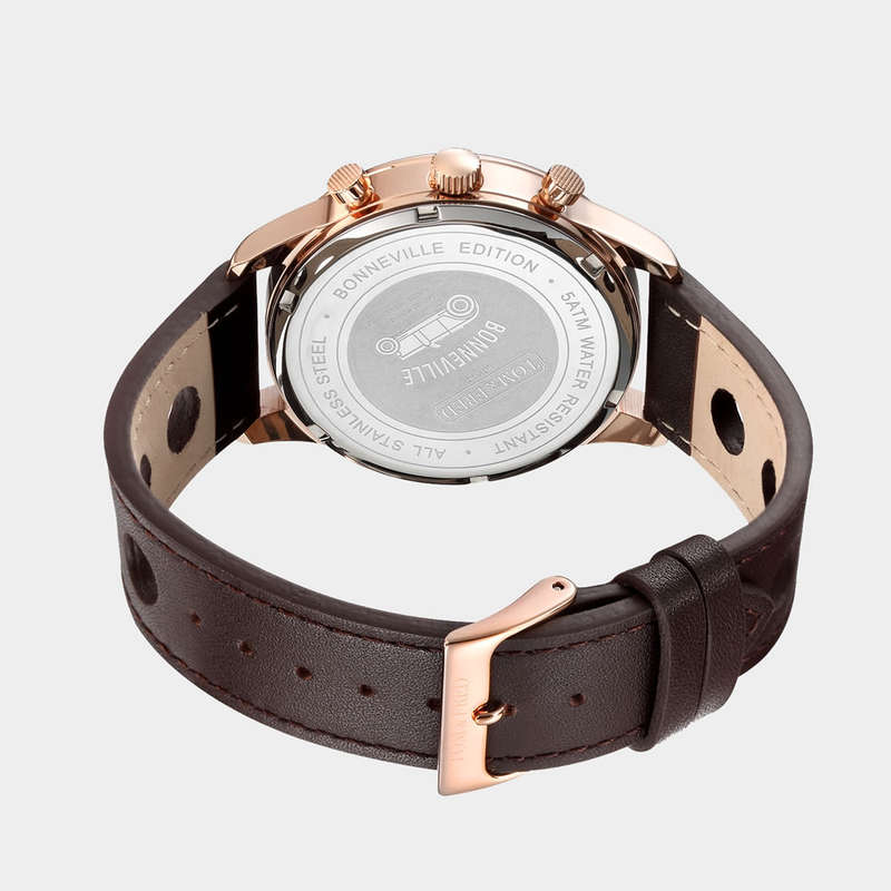 TOM & FRED London® Men's BONNEVILLE Utah, United States Land Speed Chronograph Watch **Brand new**