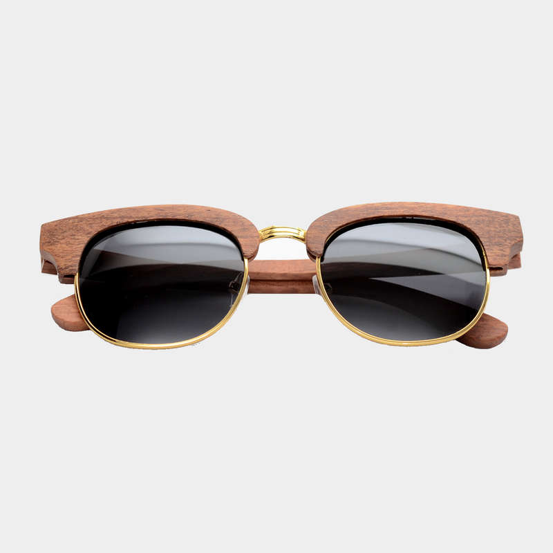 TOM & FRED London Walnut Wooden MAVERICK Aviator British Sunglasses **Brand new** 100% GENUINE