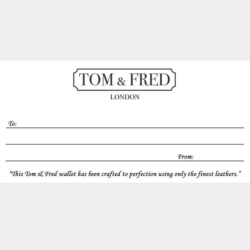 TOM & FRED London® Tommy RUSTIC RED Genuine Leather Quick Access Wallet