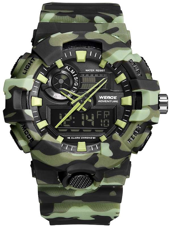 WEIDE Men's Gas Mask Camo Watch BRAND NEW official SA store