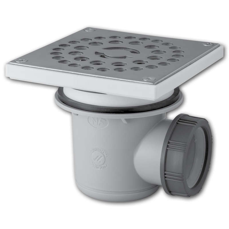 Crazy R1 Start! Wirquin Shower Waste Trap with Stainless Steel Grid - Retail Price R285