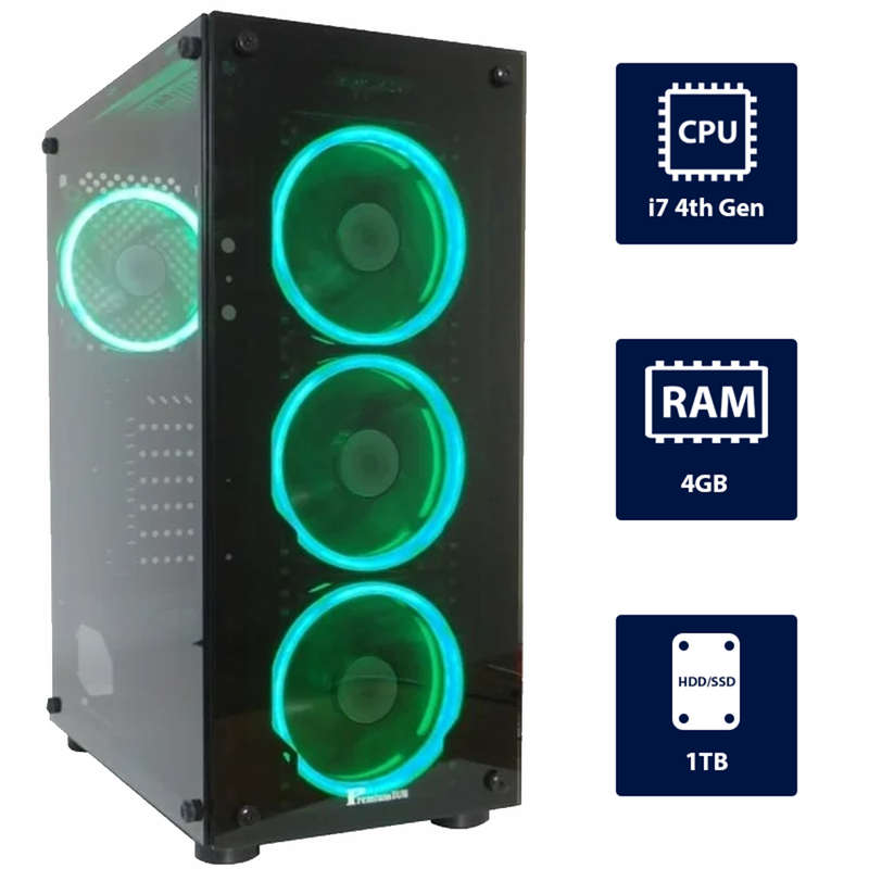 i7 4th, 4GB RAM, 1TB HDD Gaming Computer
