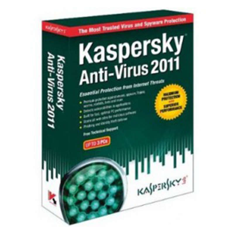 Kaspersky Anti-virus 2011 1 User DVD
