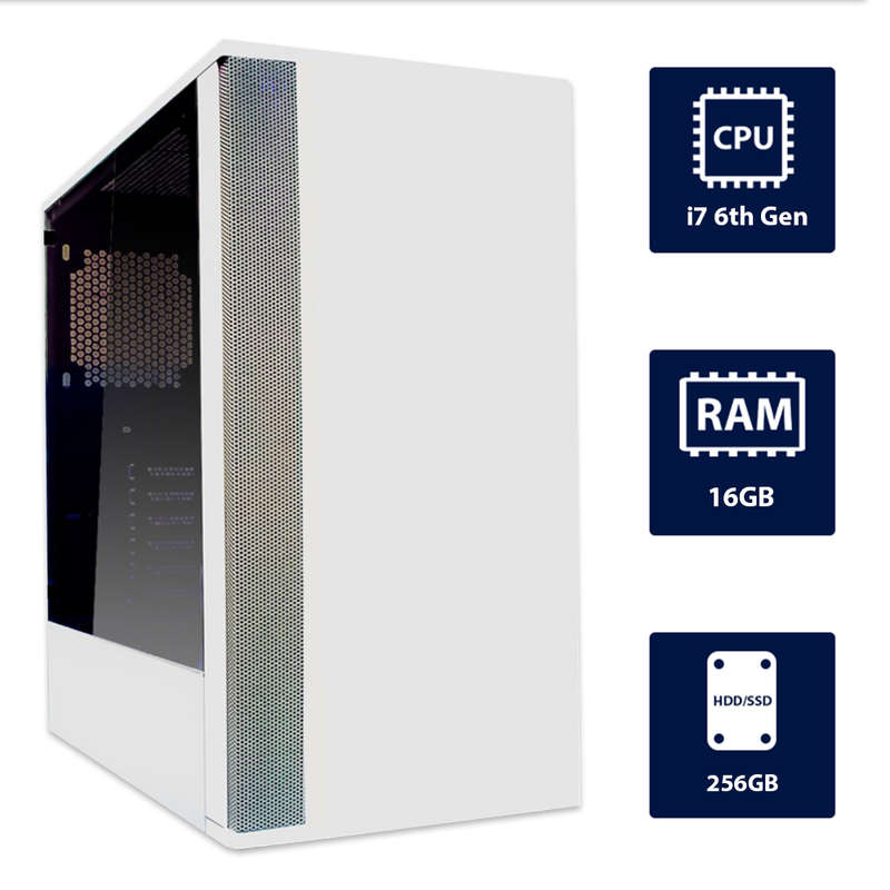 i7 6th, 16GB RAM, 256GB SSD Gaming Computer