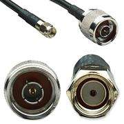 Intellinet Antenna Cable CFD200 N Type Male Connector and RP SMA Female Connector