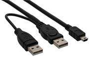 Digitech Dual USB & Mini USB Charger Black