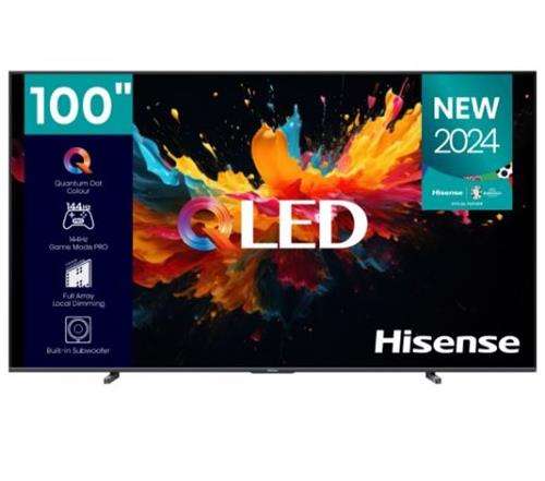 Hisense 100 inch Q7N Series 144Hz QLED Gaming Vidaa Smart TV - Resolution 3840 x 2160 Native cont...