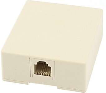 Netix RJ11 Surface Mount Box Single
