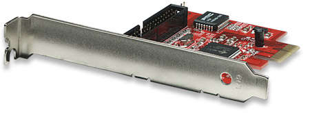 Manhattan ATA 133 RAID PCI Express Card (160537)- One internal port x1 lane Limited Lifetime Warr...