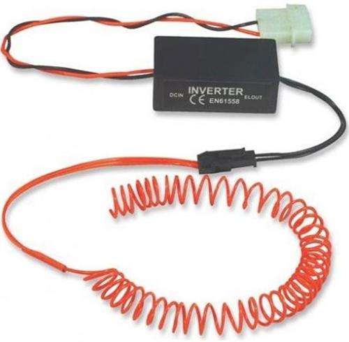 Manhattan Electro Luminescent Cable Neon Flaming Red -Multipurpose Flexible Wire with Bright Neon...