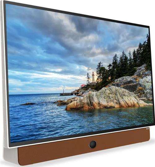 Skyworth 24 inch FHD Orange Portable Google TV - Built-In Battery Android Operating System with G...