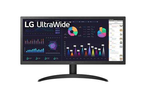 Lg 26Wq500-B 25.7 Inch Ultrawide Fhd Hdr10 With Amd Freesync Ips Monitor - 21:9 Hd Format 2560 X ...