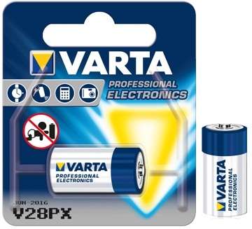 Varta Primary Silver Battery V28 PX / 4 SR 44 Nickel-Oxyhydroxide (NiOx) 6.2V 145 mAh-Single Pack