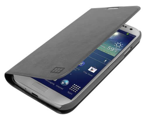 Promate Tama-S4 Samsung Flip Cover Black 1 Year Warranty