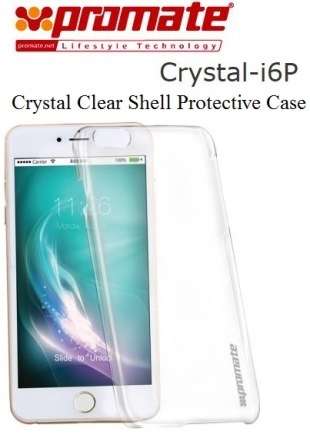 Promate Crystal-i6P Crystal Clear Shell Protective Case - Clear 1 Year Warranty