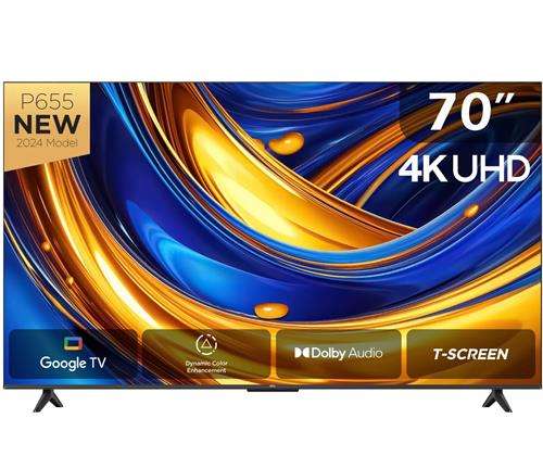TCL 70 inch P655 Series UHD Google Smart TV