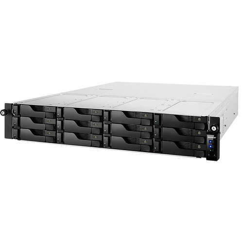 Asustor Lockerstor 12RD AS6512RD - 12 Bay NAS Quad-Core 2.1GHz CPU 2.5GbE Port 8GB RAM DDR4 2U Ra...