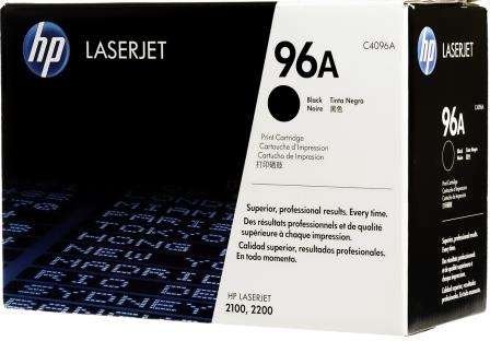 HP Original Replacement for HP 96A C4096A Black LaserJet Toner Cartridge- Page Yield 5000 Pages w...