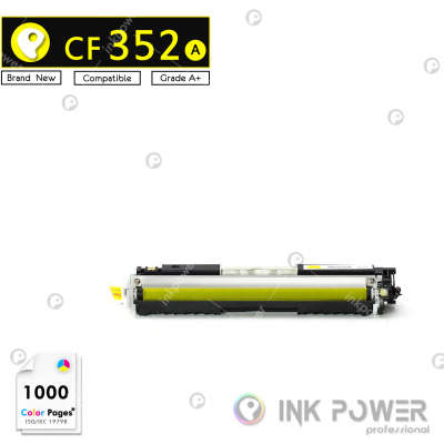 InkPower Generic HP 130A for use with HP Color LaserJet Pro MFP M177fw/MFP M176n Yellow Toner Car...