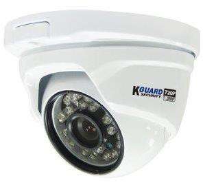 KGuard DA713FPK 720P IR-LED Outdoor Dome Camera - 1 Mega Pixel High Quality CMOS Image Sensor Inf...