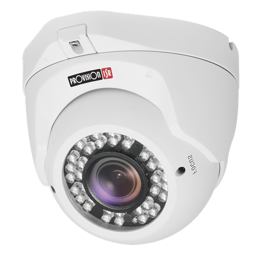 Provision ISR 1080P 4in1 Dome 20m IR (2 LED Array) 1080P AHD or 960H Analogue 1/3" 2MP Sensor 2.8...