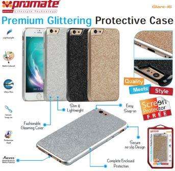 Promate Glare-i6 Premium Glittering Protective Case Colour: Black 1 Year Warranty