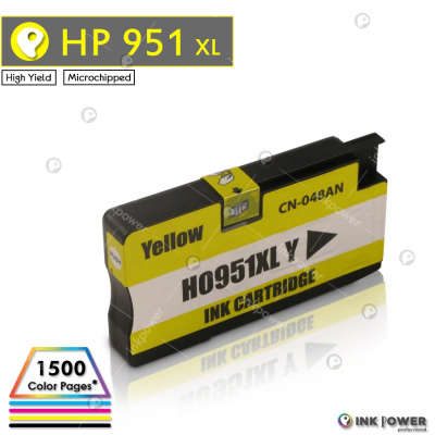 Inkpower Generic for Hp No. 951XL Yellow Inkjet