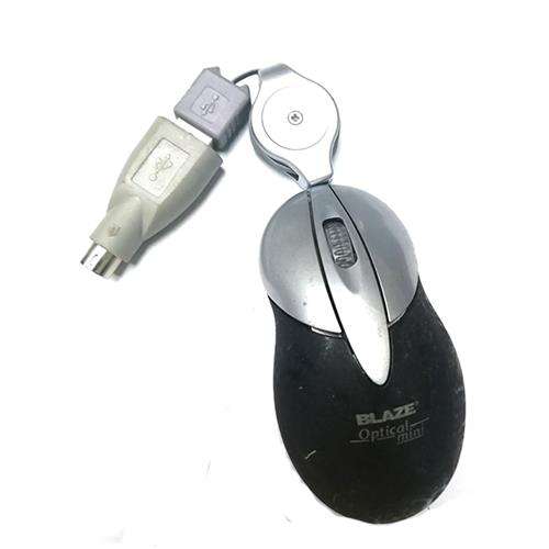 Geeko Black/Silver USB Mini Optical Mouse 1 year Limited warranty