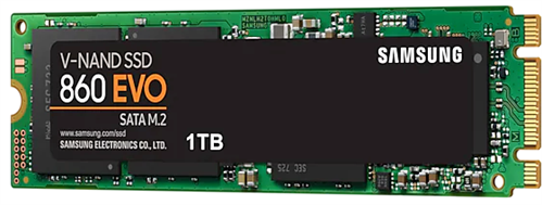 Samsung 860 EVO 1TB Storage Capacity M.2 2280