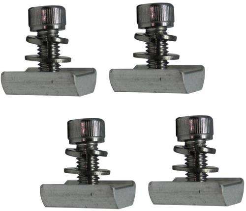 Solarix Rail Nut to Bracket Mount Kit Pack of 4-Includes 4 x 2.1mm Rail Nuts 4x M8*25 Bolts 4x Sp...