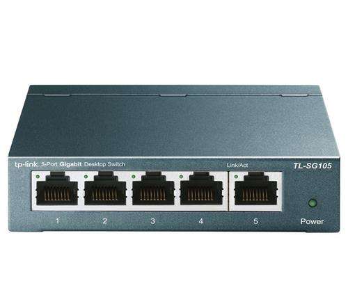 TP-Link TL-SG105 5-Port Gigabit Desktop Switch 1 year Limited Warranty
