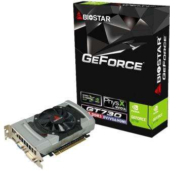 Biostar Nvidia Geforce Gt730 (Vn7303Thg1) Graphics Card - 1024Mb Sddr3, 128Bit, Pci Express 2.0 X...