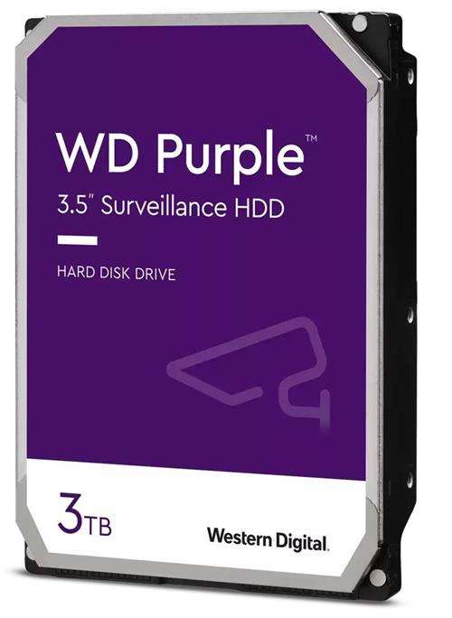 Western Digital Purple - 2.0TB 3.5" SATA3 6.0Gbps Surveillance HDD Intellipower Speed Manageme...