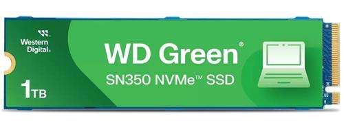 Western Digital Green SN350 1TB PCIe Gen3x4 M.2 2280 Solid State Drive 1 year warranty