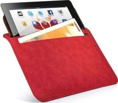 Promate iSleeve.2 iPad premium protective horizontal shamwa leather case with extra pocketFlip co...