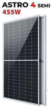 Solarix Astro 4 Semi 455W Mono Crystalline PERC Solar Panel - Number of Cells 166, Anodized Aluminiu