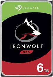 Seagate Ironwolf 6TB 3.5-Inch Internal NAS Drives; SATA 6GB