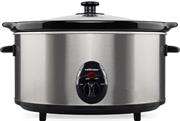 Mellerware Slow Cooker Stainless Steel Brushed 6.5L 320W