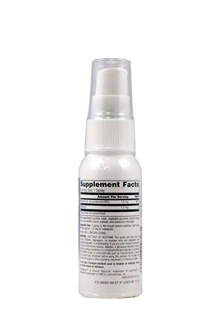 Source Naturals Melatonin NutraSpray Sleep Support, Orange Flavor - 60ml (80 Sprays)