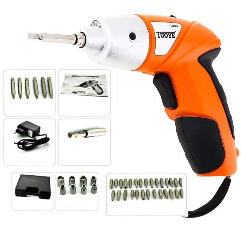 45 Pieces Cordless Mini electric screwdriver Rechargeable Smart Cordless Screwdriver Set