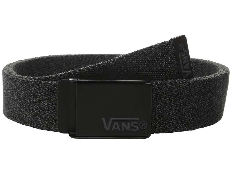 Vans - Deppster Web Belt (Heather Black) Men's Belts