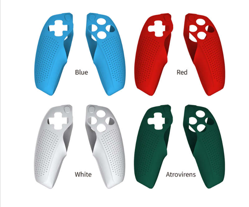 Ds5 Dualsense Controller Dobe Silicone Side Grips Red