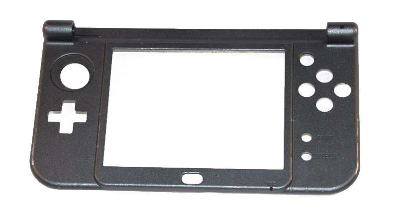 NEW 3DS XL Silver-Black Original Bottom Housing