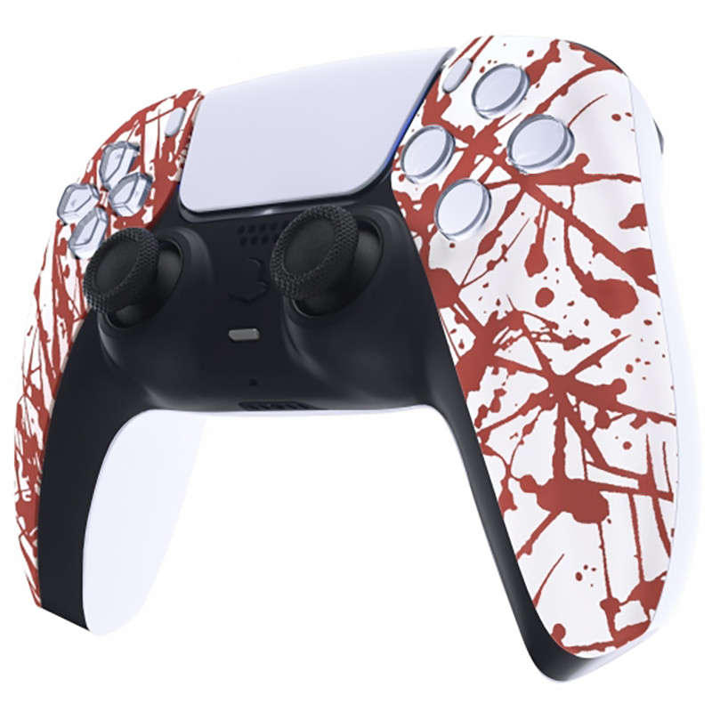 PS5 Dualsense Controller Front Shell Soft Touch Blood Sacrifice